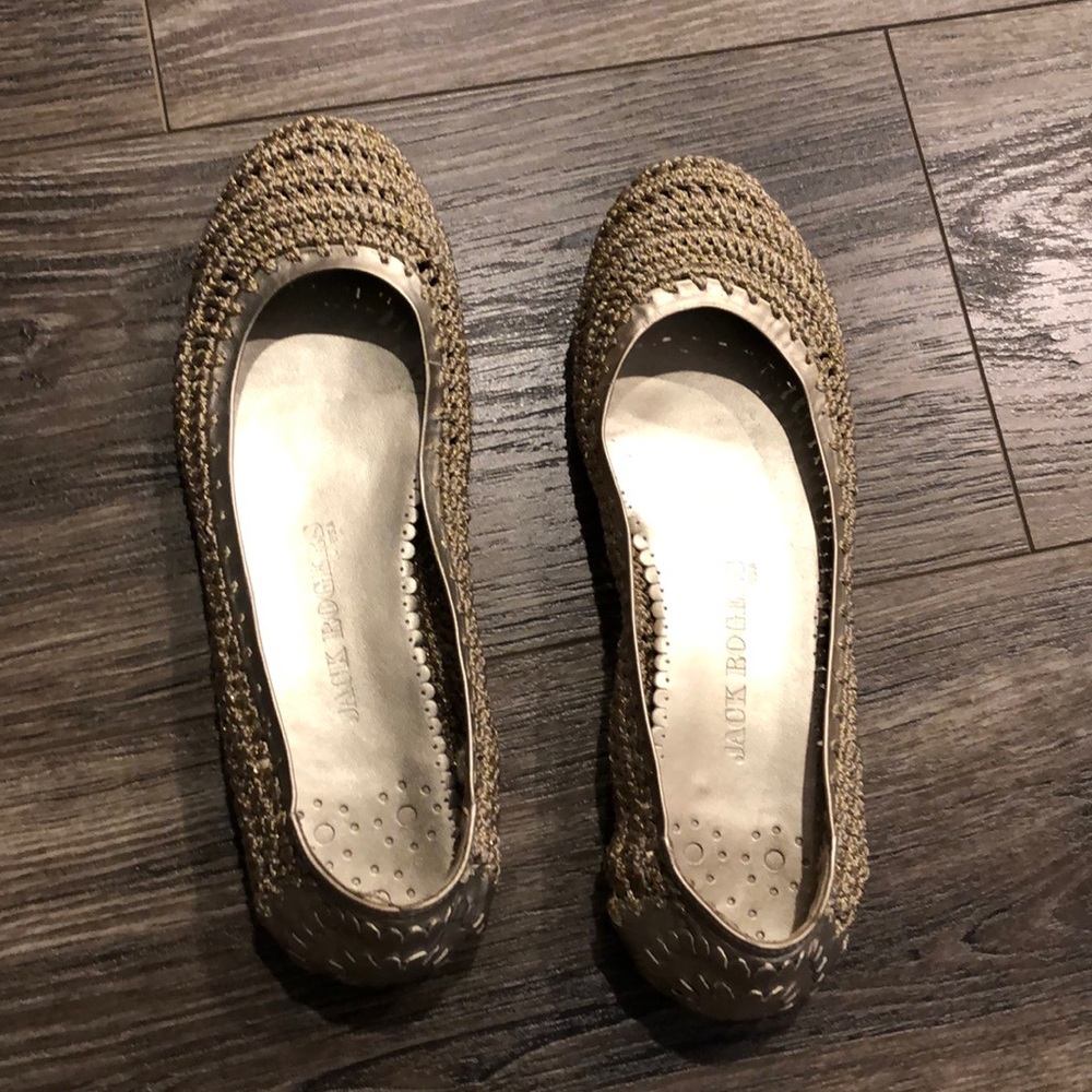 🔮Jack Rogers Gold Flats🔮
